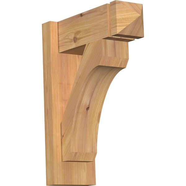 Ekena Millwork Legacy Arts & Crafts Smooth Outlooker, Western Red Cedar, 5 1/2"W x 14"D x 18"H OUT06X14X18LEC03SWR - main